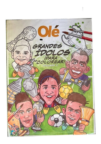 Revista Colección Para Colorear Grandes Ídolos Ole