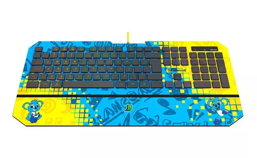 Teclado Redragon Brancoala Karura B502RGB PT - Los Grandes Store