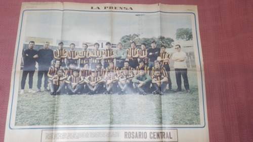 Lamina Diario La Prensa * Club Rosario Central 1971 - Equipo