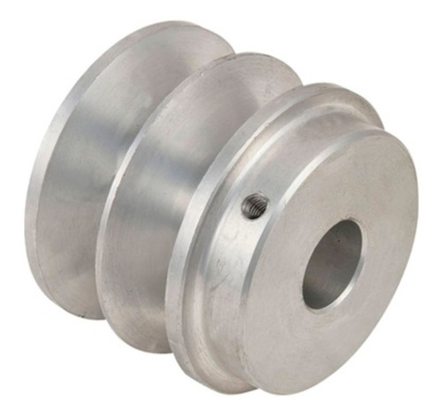 Polea De Aluminio 3½x1'' 2r Doble Ranura Para Banda A