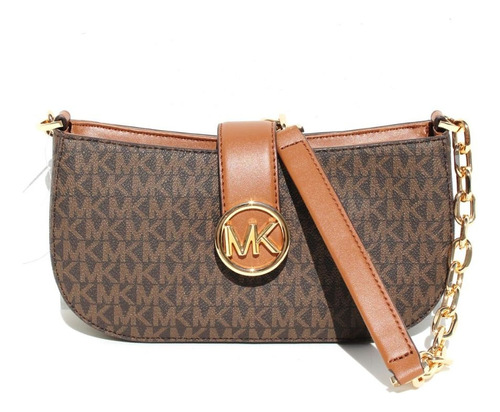 Bolsa Crossbody Modelo Carmen Pouchette Con Estampado Mk 