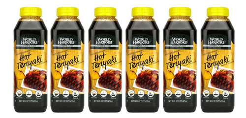 Salsa Teriyaki Caliente Para Asar Y Adobar 473 Ml Paquete De