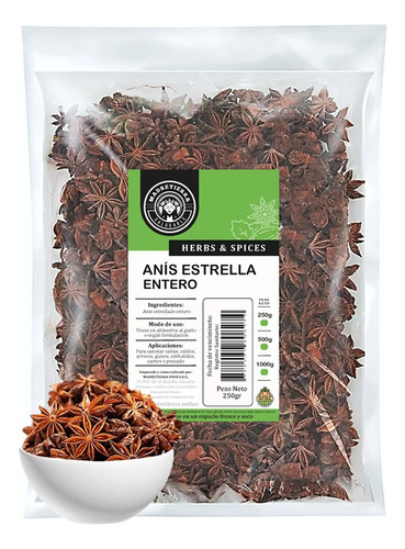 Anís Estrellado Entero X250g - g a $148