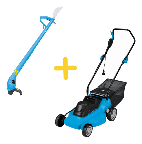 Imagen 1 de 9 de Combo Bordeadora Gamma 300w + Cortadora Cesped Gamma 1400w