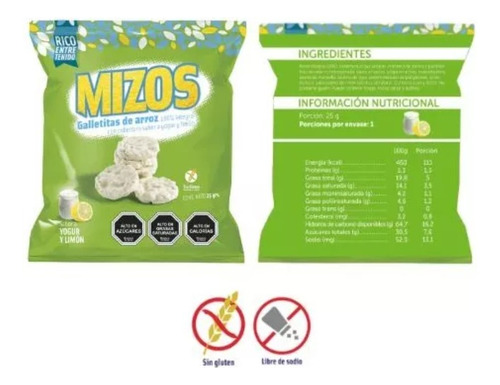 Mix Galletas 5 Paquetes Mizos Colación Vegan Gluten Free