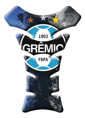 Adesivo Protetor Tanque Grêmio Resinado 3d 18x13cm