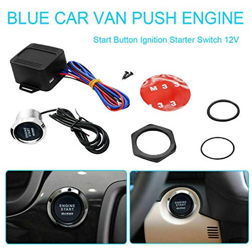 Push Start Button, Car 12v Led Engine Start Push Button...