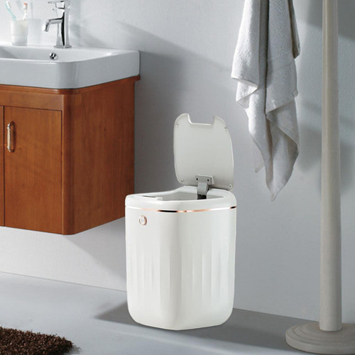 Cubo De Basura Inteligente Con Tapa Sellada A Prueba De Agua