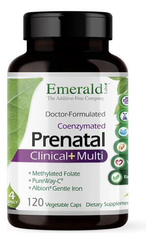 Emerald Labs Multivitaminas Prenatales Para Mujeres Embaraza