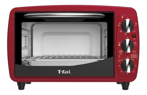 Horno de mesa eléctrico T-fal Turbo Air OF32B5MX 18L rojo 127V