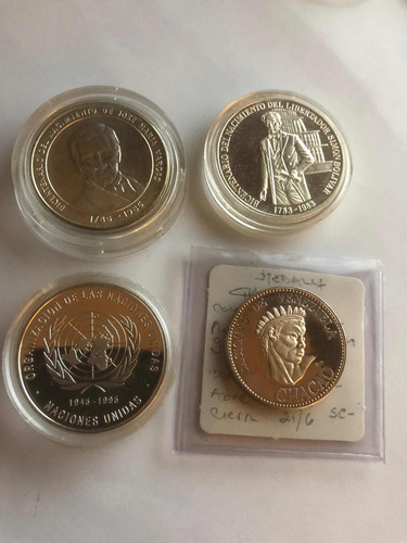 Vendó Monedas De Plata