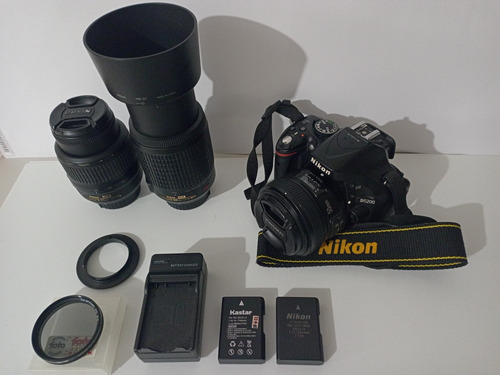 Camara Nikon D5200 Y 3 Lentes