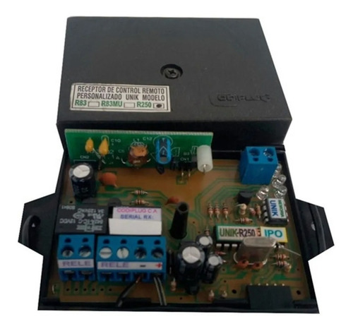 Imagen 1 de 2 de Receptor Modular De 2 Canales Unik-r250 Codiplug