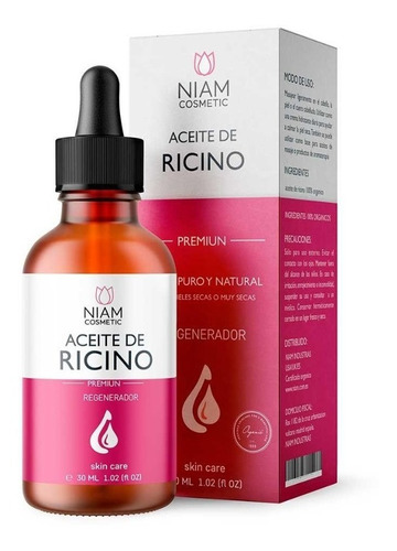 Aceite De Ricino Castor Oil 30ml 100% Puro Y Natural