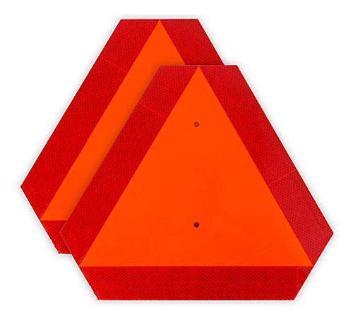 2-pack Slow Moving Vehicle Triangle Safety Sign,14 X16 ...