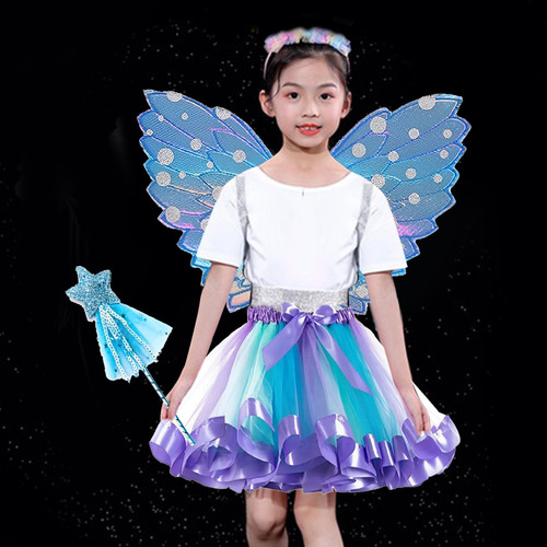 2 Conjunto De Disfraz De Hada Para Niñas, De Hadas Y