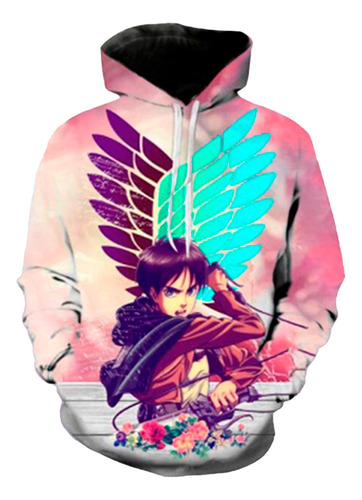 Sudadera Ligera Anime Attack On Titan Levi Talla G
