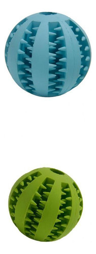 2 Piezas De Goma Puppy Dog Dentición Chew Toy Iq Puzzle