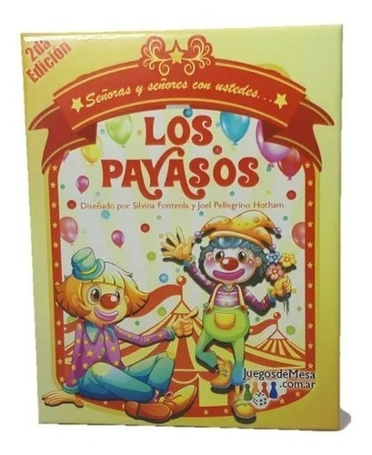 Los Payasos Juego De Mesa Chicos Didactico Niños Pensar 