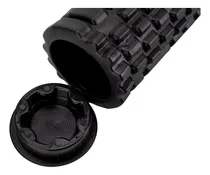 Comprar Rolo Rodillo Yoga Masajes Con Tapa Foam Roller Texturado Color Negro