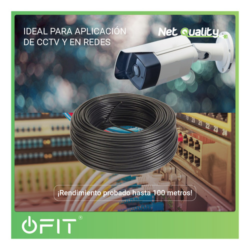 Imagen 7 de 10 de Cable Utp Bobina Rollo 305m Categoria 5e Exterior Redes Cctv