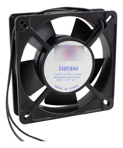 Fan Cooler Bk 4 X4 X1  110vac 0.22amp 50/60hz