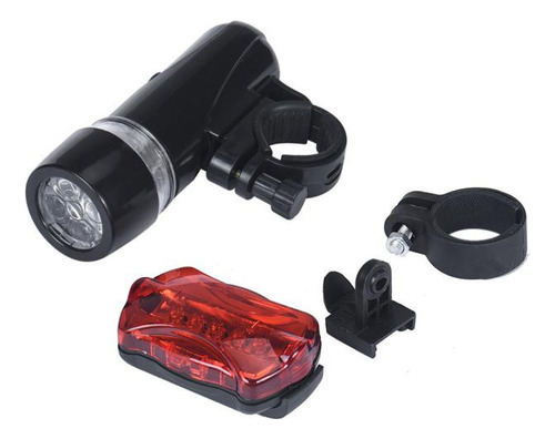 Lámpara Led L 5, Luz Delantera Para Bicicleta Y Linterna Tra