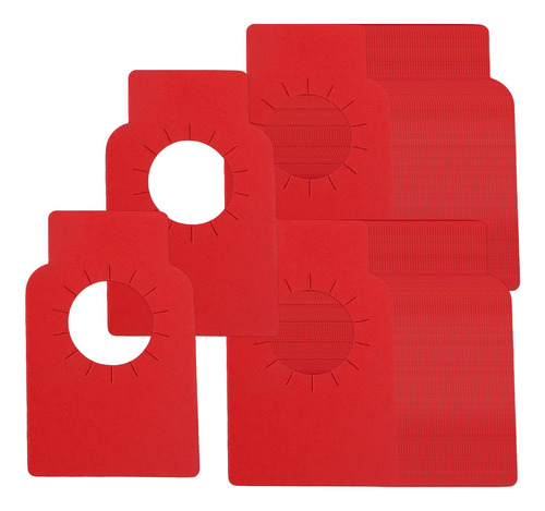 Etiquetas De Cuello De Botella De Vino De 100 Uds. Rojo
