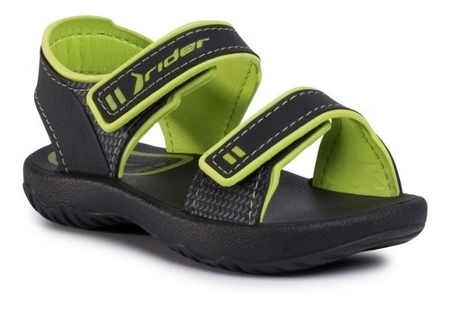 Sandalias Rider Basic Sandal Iv De Bebé Negro Verde Abrojo | Envío gratis