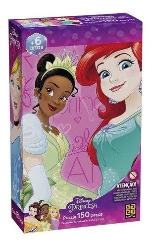 Puzzle 150 Peças Princesas Grow