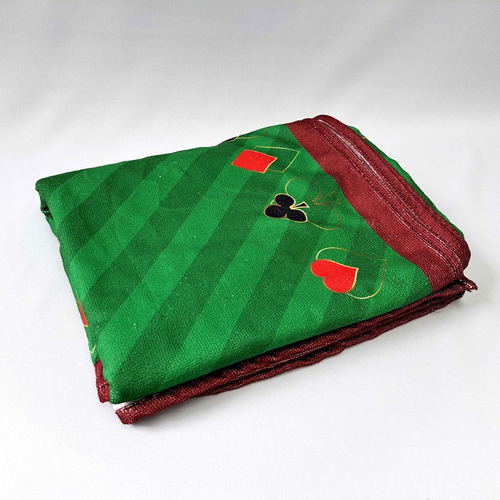 Toalha De Mesa Felpuda Retangular Listrada Poker Truco