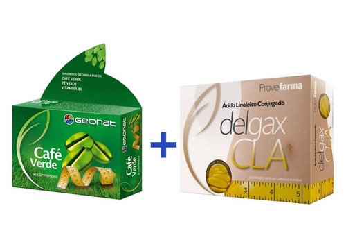 Adelgazante Delgax Cla Comprimidos + Cafe Verde Lipo 1 + 1 