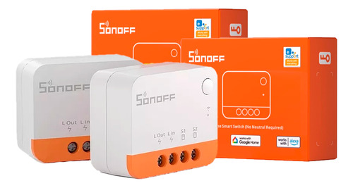 Interruptor 2 Unid Sonoff Zigbee Zbmini L2- Google Alexa X2