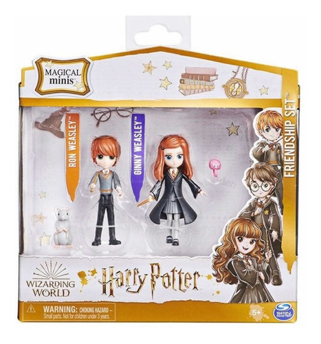 Muñecos Ron Y Ginny- Friendship Set Harry Potter- 7cm