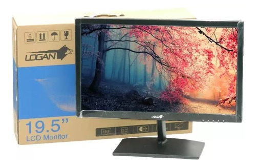 Monitor Lcd 19.5 Pulgadas Marca Logan Pc Hdmi Vga Nuevo