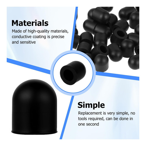 36pcs Puntas De Goma Para Bolígrafos De Lápiz Óptico, Puntas