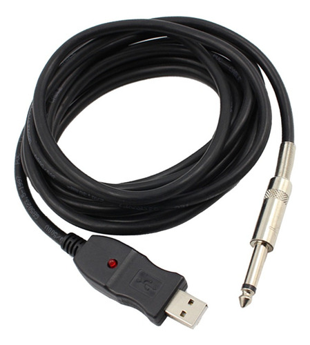 Cable De La Guitarra Del Usb Macho A 6.5mm Cable De