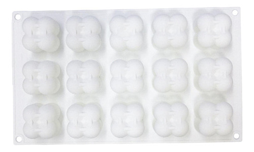D 15 En 1 Molde De Vela Forma De Cubo De Burbuja Para
