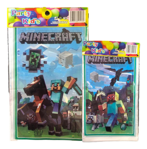 Bolsa Dulcero 25 Pz Personaje Minecraft Fiesta Bolo Recuerdo