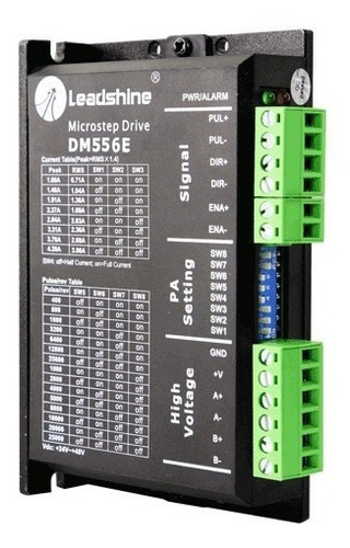 Driver Motor Paso A Paso Dm556e De 5.6a Leadshine Original Para Conexión Bipolar