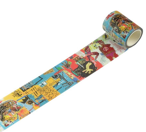 Washi Tape Fita Decorativa Pintor Famoso Basquiat Street Art