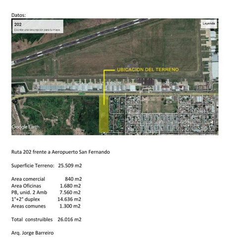 Imagen 3 de 6 de R202 Y B°tres Horquetas, San Fernando- Excelente Terreno!