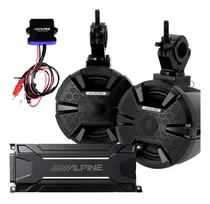 Comprar Parlantes Para Utv Con Modulo Bt Y Ampli Alpine Pss-sx01
