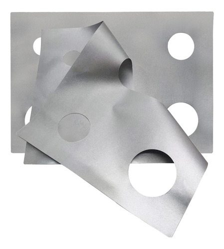 Revestimiento De Quemador De Estufa De Gas, Plata 0,2 Mm