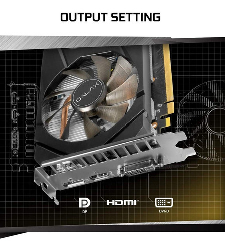 Placa De Vídeo Galax Geforce Gtx 1660 Ti 6gb Ddr6 Hdmi/dvi-d