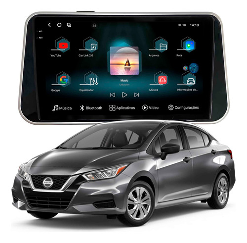 Multimidia Fóton G3 Sentra C/ Tela 2021 Acima 12+256gb 2k 9p