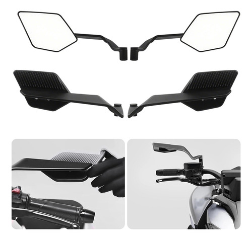 Alerón De Espejos Retrovisores Moto Invisible Modificado New