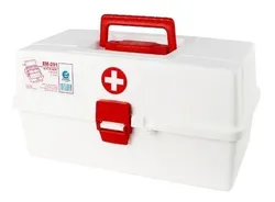 Comprar Maleta Primeiros Socorros Medica Media 2 Bandejas Emifran Cor Branco no Mercado Livre