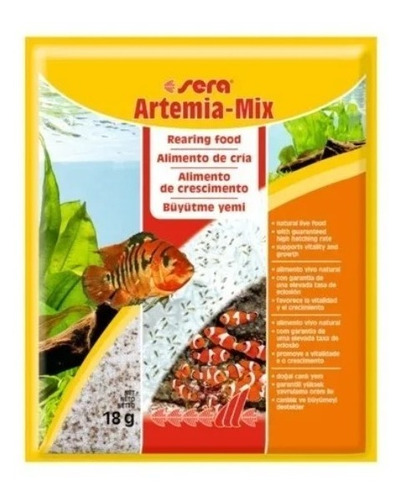 Sera Artemia Mix Sachet Alimento Vivo Peces Acuario