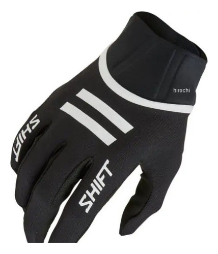 Guantes Moto Shift Label Glove Eleven Negro Mx/mtb